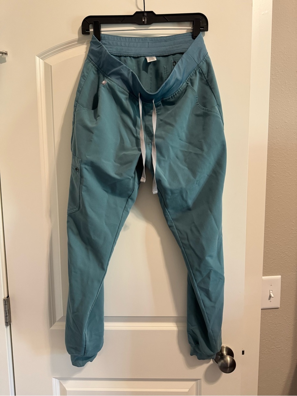Figs Women's Teal Drawstring Jogger Pants